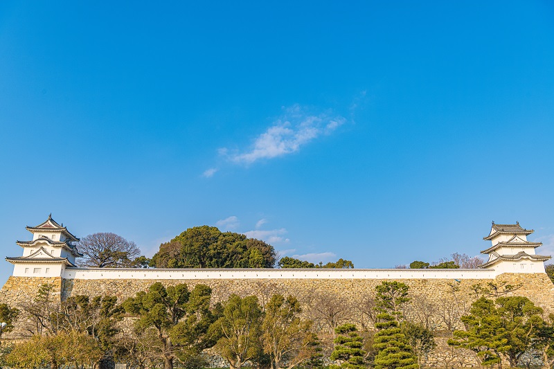 明石城「坤櫓と巽櫓」